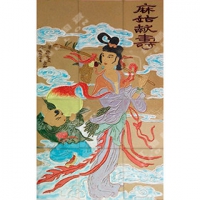 線刻壁畫(huà)(麻姑獻(xiàn)壽)